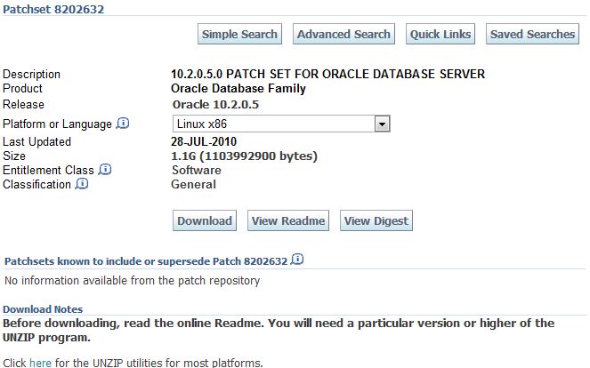 Oracle Database 10G Release 2 Patch Set 2